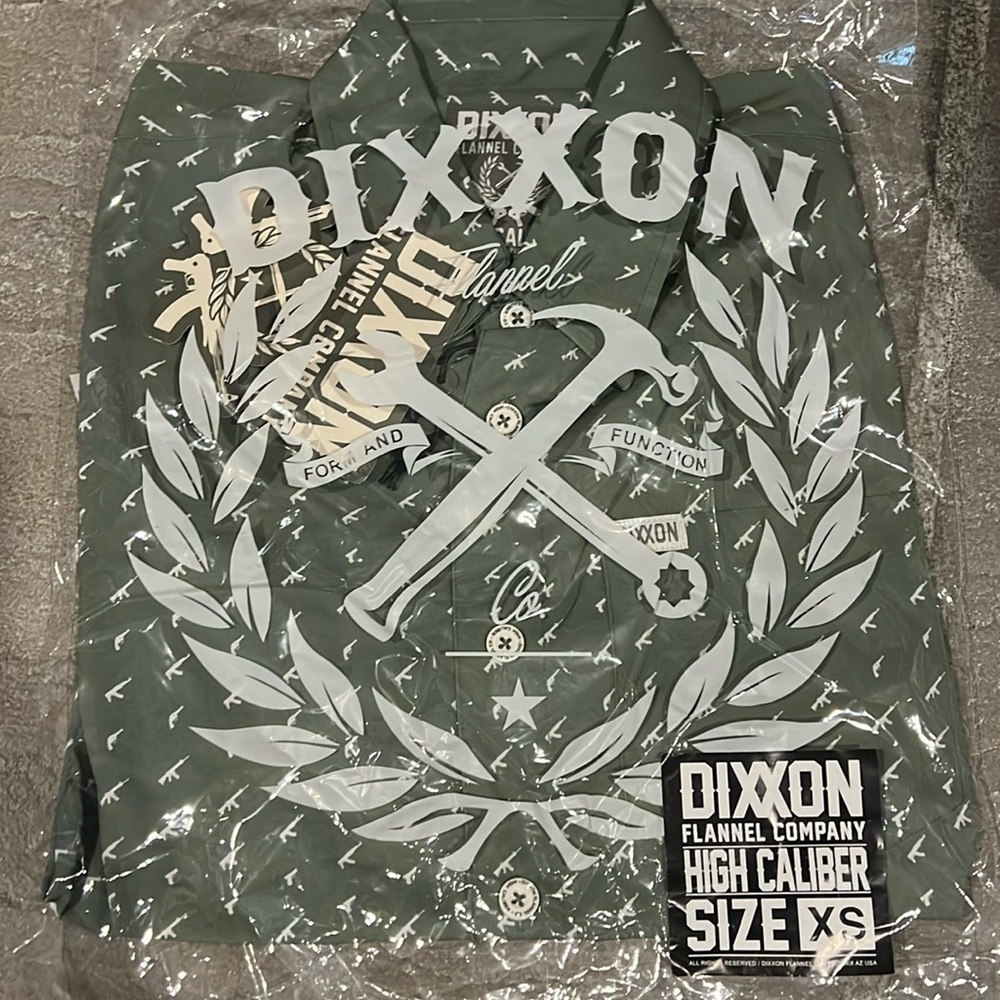 Brand new Dixxon High Caliber party shirt